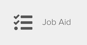 Job Aid Icon