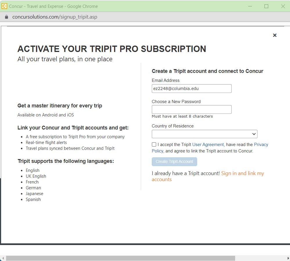 The Activation screen appears.