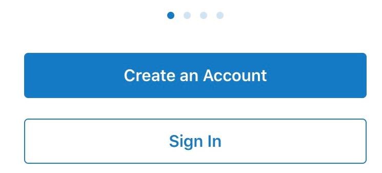 Open the TripIt app on your phone and select Sign In.