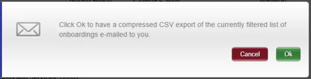 Click Ok screen