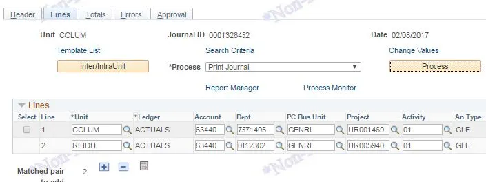 When the process completes a hyperlink for Report Manager will appear on the page.
