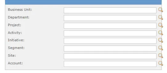 The ChartString Selector screen appears. 