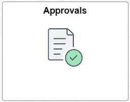 Approvals Tile