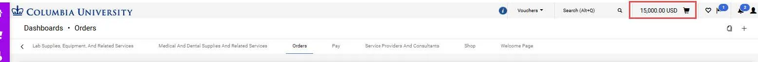 Process, submit, or delete any Draft Carts so that your new Requisition lines do not get added to the Active Draft Cart.