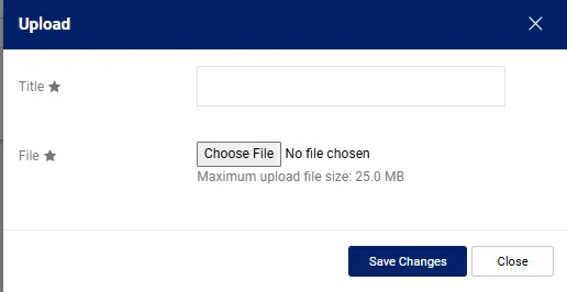 Upload Attachment