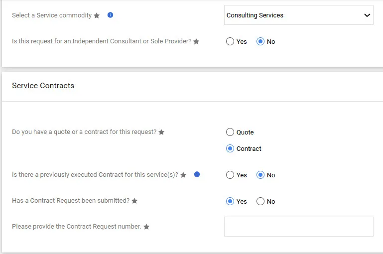 Service Contracts Questions