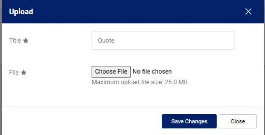 Upload Attachment