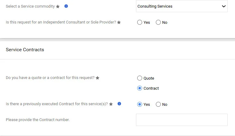 Select a Commodity