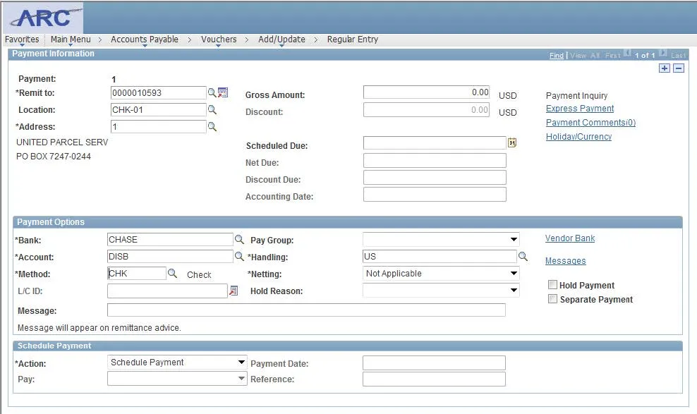 Click the “Look Up” button (magnifying glass) next to the “Method” field. 