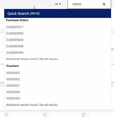 Type your search criteria.