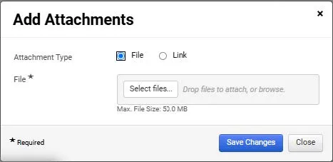Add attachment window. 