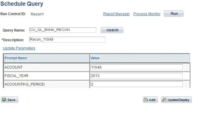 In Description field, add a searchable term (i.e. Recon_11049) and Save. 