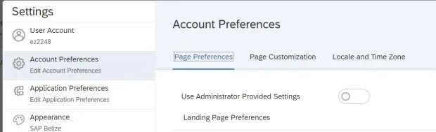 Click to turn off the Use Administrator Provided Settings option.