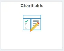 Click the ChartFields tile