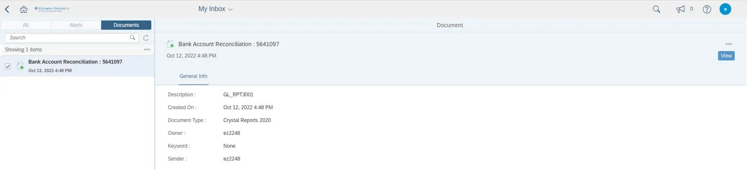 The My Inbox screen appears with scheduled documents.