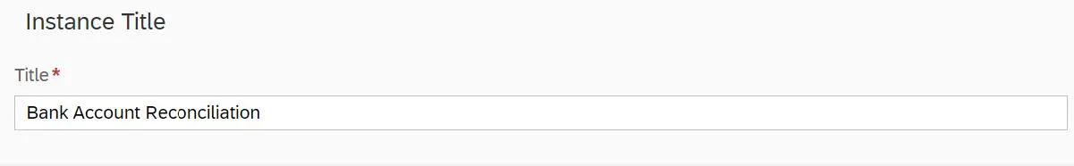 The Instance Title will default to the name of the report you are scheduling.