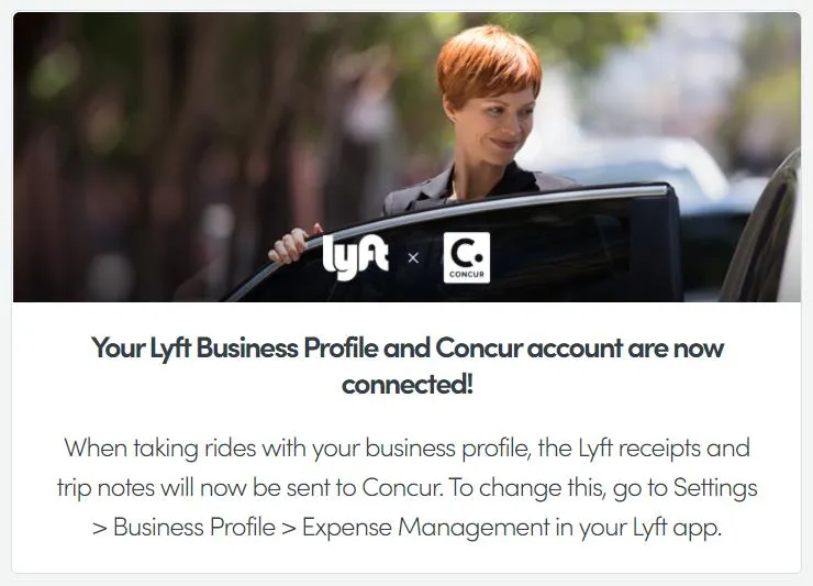 After completing the sign-in/verification process, you will get the confirmation screen.