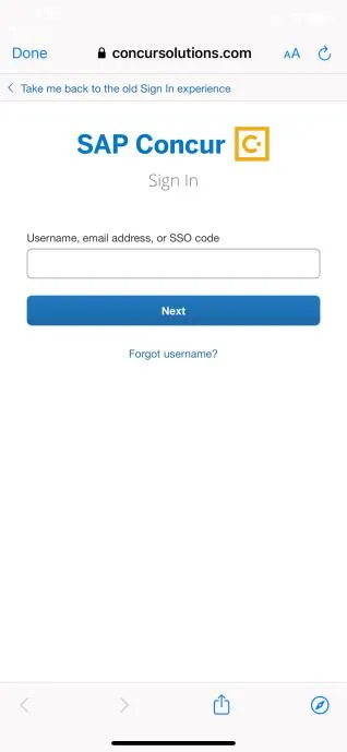 For Username, email address, or SSO code, enter your UNI@columbia.edu, (w/o cumc, ldeo, etc.) and select Next.