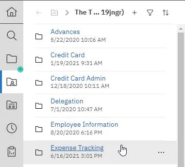 Click through sub-folders until you locate the report you want to run.