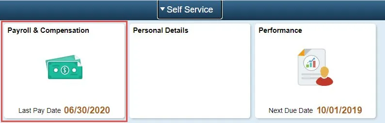 Under the Personal Data tab, click Reimbursement Payments. The PAC Self Service Application appears. 