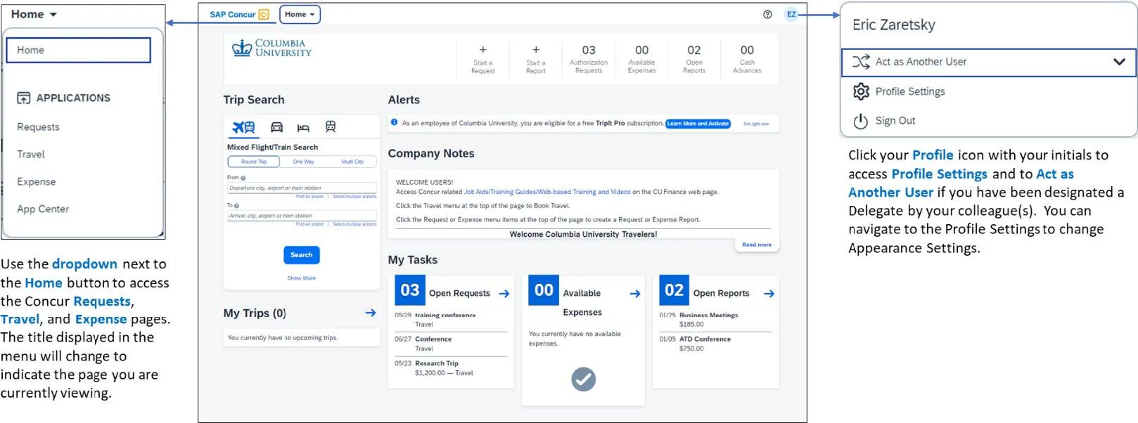This quick guide details how Concur has been updated with new fonts, icons, colors, and shapes.