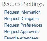 Request Settings