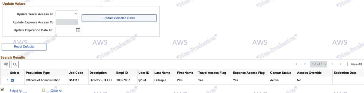 You can click the Look Up icons to search by Description. 